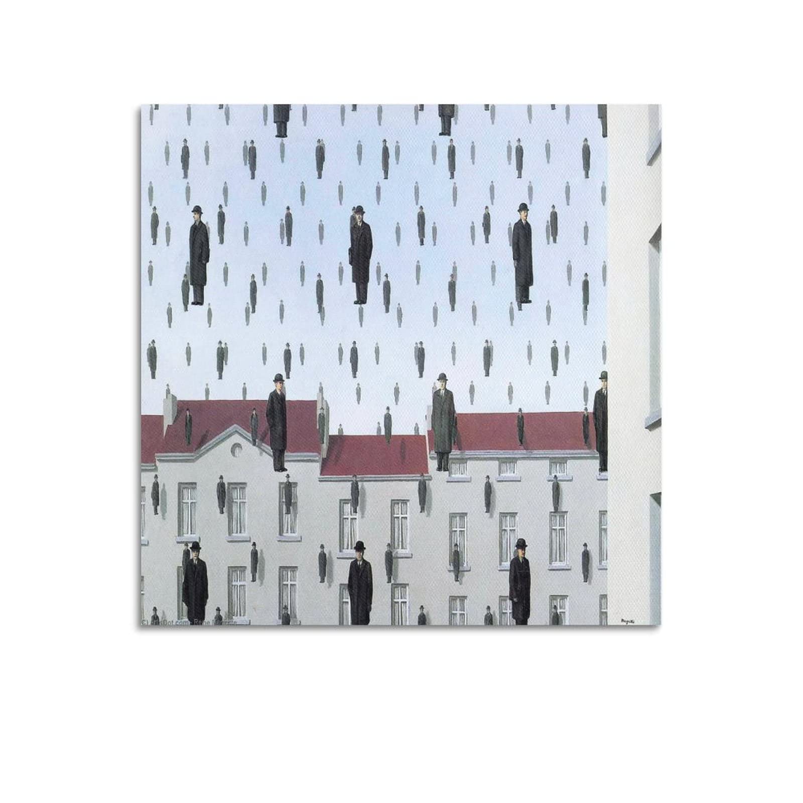 Amazon.co.jp: Rene Magritteルネ・マグリット画家作品「ゴルコンダ