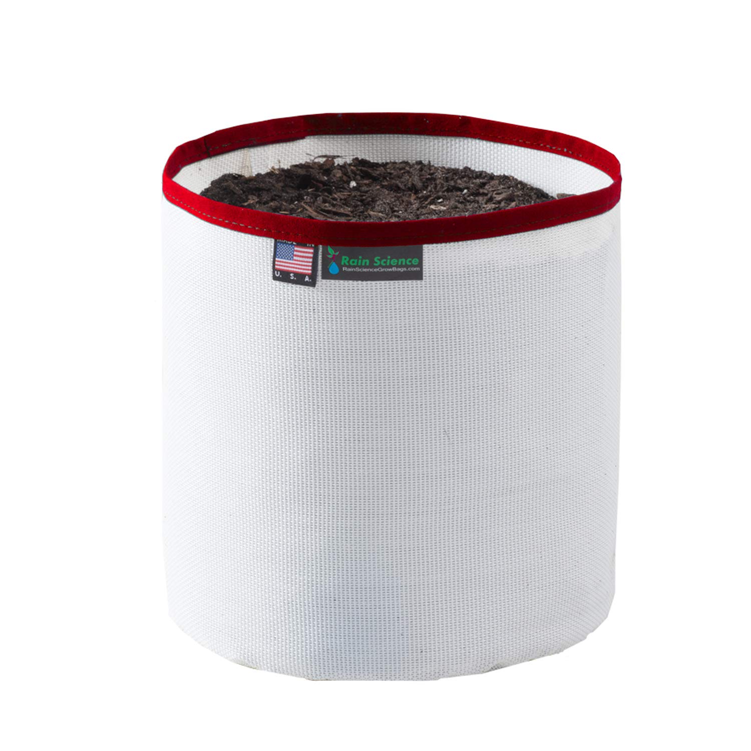 Rain Science 3 Gallon Grow Bag White/Red