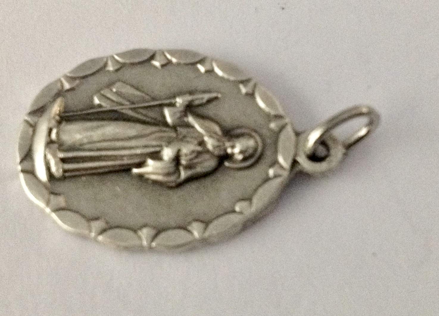 I G J Médaille Ovale de Saint Jude Thaddeus l'Apôtre - Patron des cas Impossibles