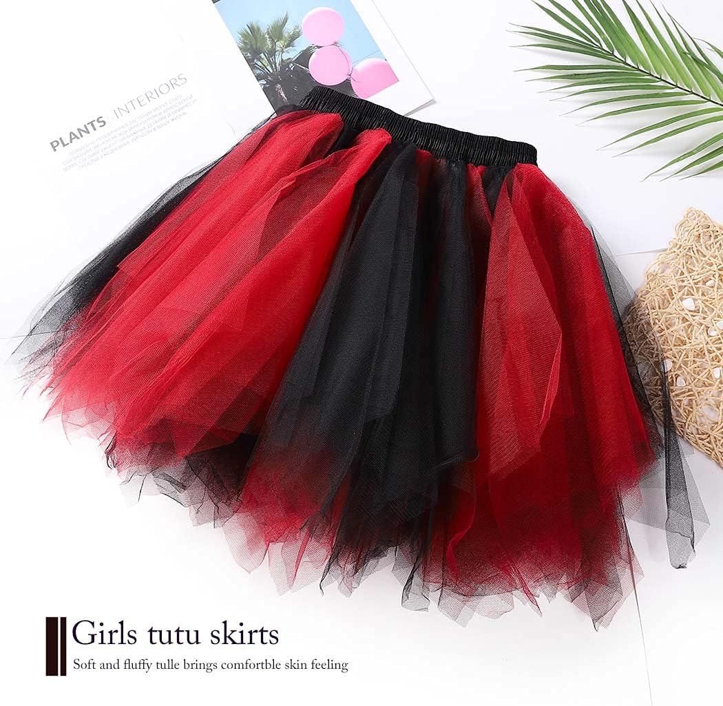 Layered Tutu Skirt Tulle Dance Tutu Ballet Skirts Festival Tutu Costume for Women and Girls - Image 3