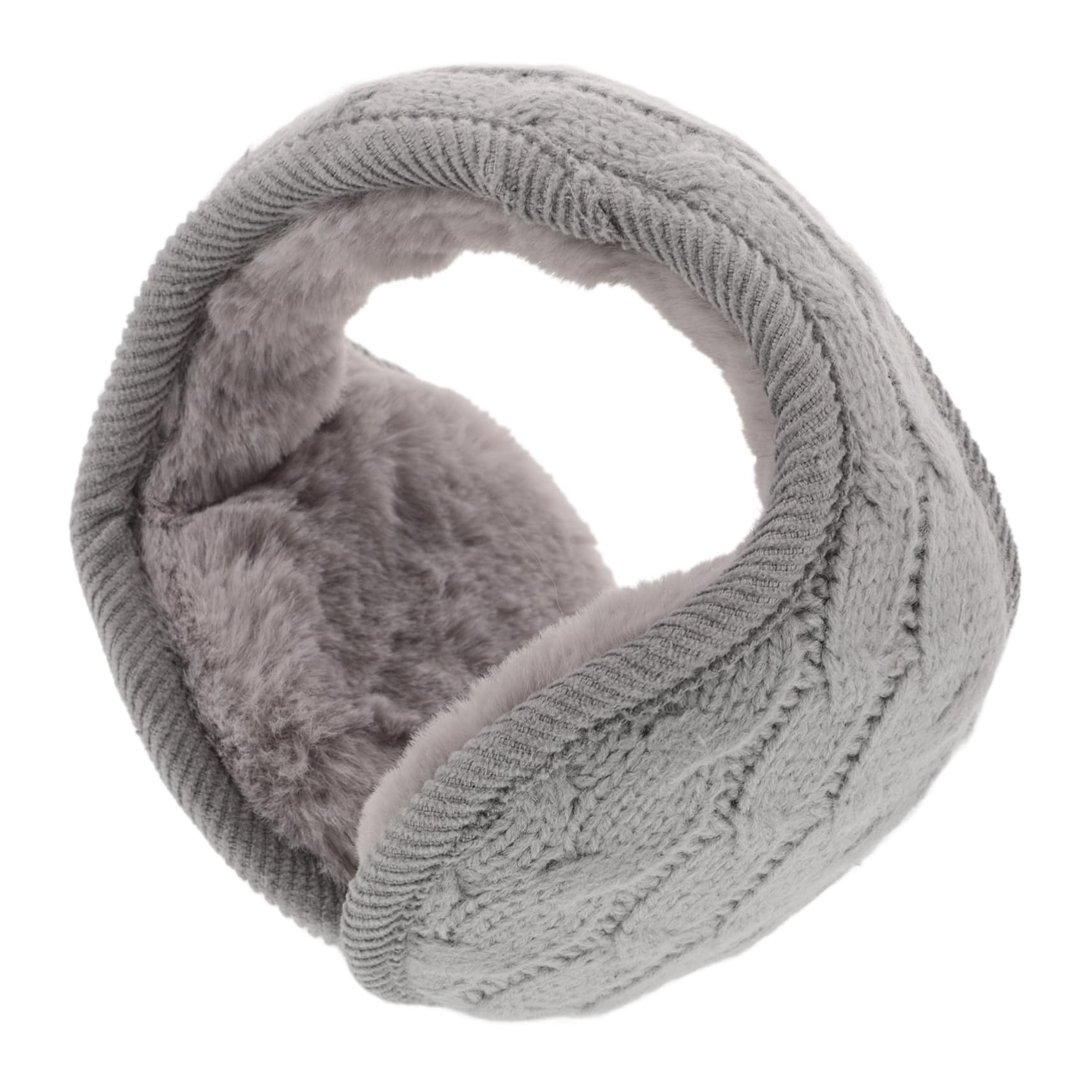 VALICLUD Warm Outdoor Earmuff Furry Winter Earmuff Headband Knit Ear Wraps for Women Men