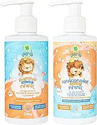 Kit Shampoo E Condicionador Infantil Natural Verdi Natural Com Pantenol Lavanda Camomila Shampoo + Condicionador Para Bebês e Crianças
