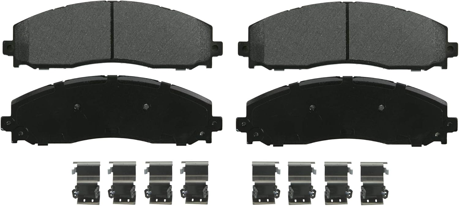 Wagner QuickStop ZX1691 Disc Brake Pad Set, Chamfered Edges for Smooth, Quiet Stops, Fits 2013–2022 Ford F-250 Super Duty