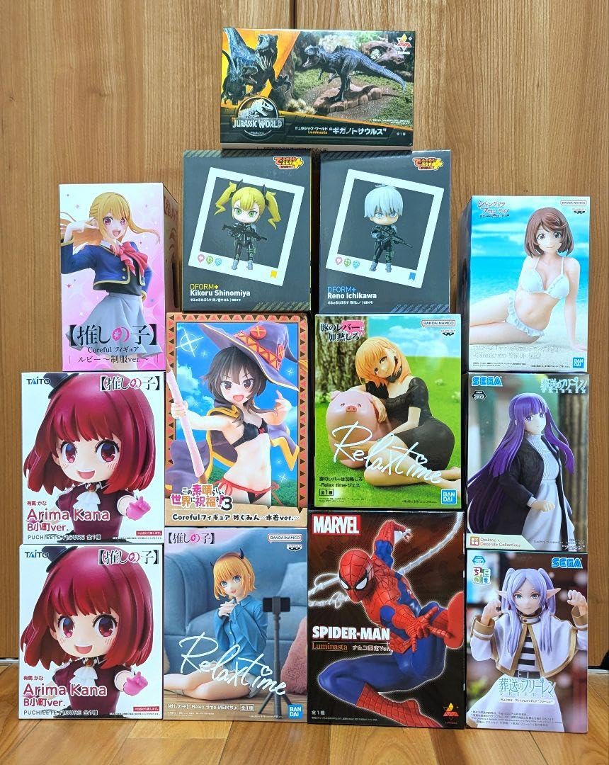Amazon.co.jp: プライズフィギュア 13個 まとめ売り JUHW : おもちゃ