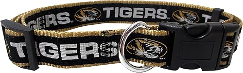 Miniatura 151 de Collar para mascotas NCAA - Resistente, fuerte, duradero y ajustable, collar de perro NCAA -, Bulldogs de Mississippi State, L, Team