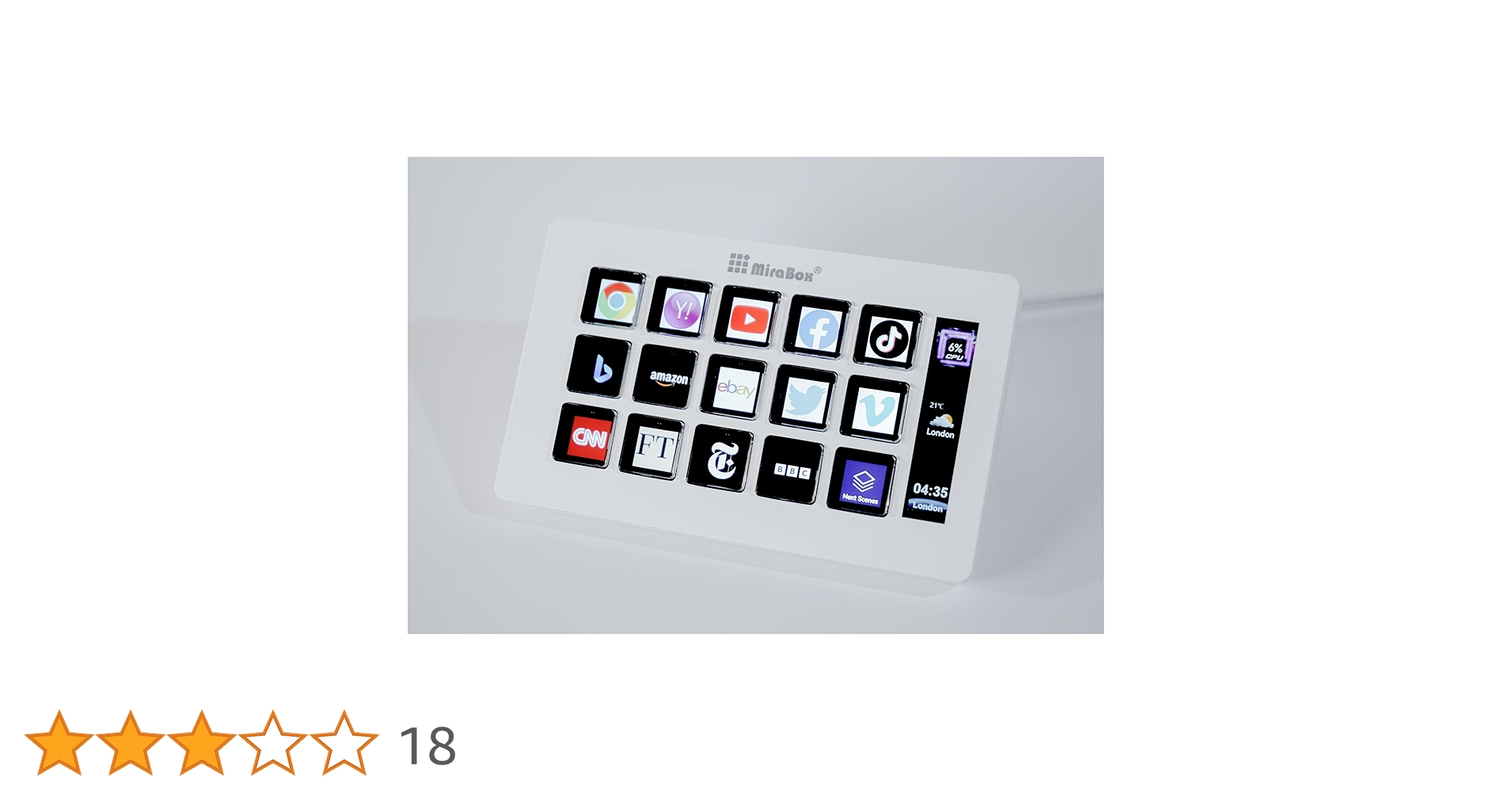 新品 Stream deck 類似品 HSV293 Slim White 新品 Stream deck 類似品 HSV293 Slim White StreamDeckの類似品