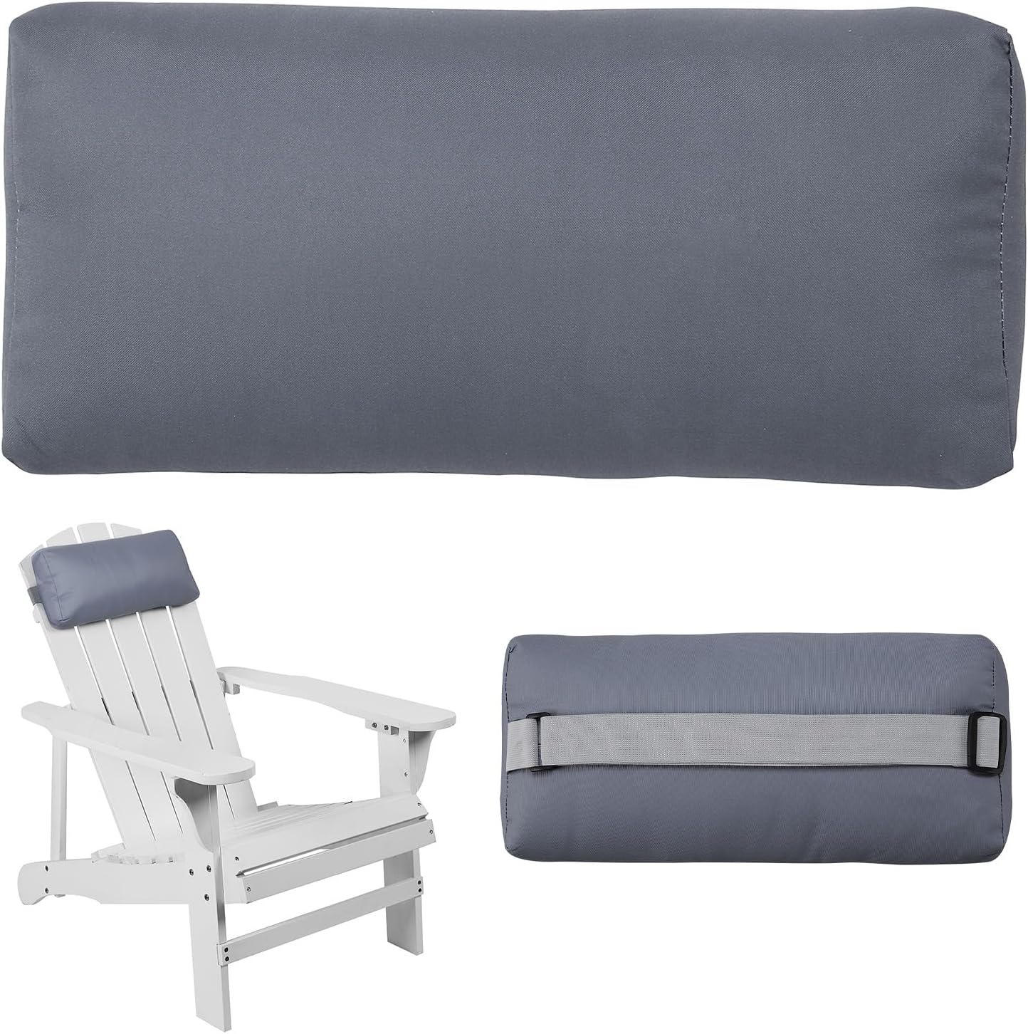 Rasugarlary Headrest Pillow for Patio Chaise Lounge Chair