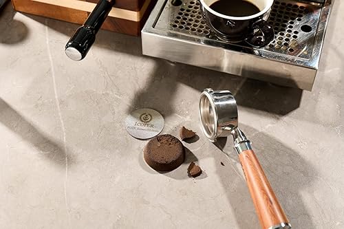 Miniatura 5 de IKAPE Pantalla de disco de espresso de 2.008 in, 0.067 in 150 m para café ultrafino, reutilizable, pantalla de café espresso profesional para cesta