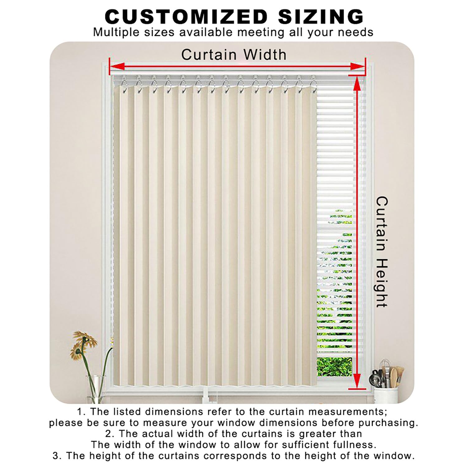 Tende Pieghevoli su Misura,Tende Magnetica a Soffietto da Interno Oscuranti,con Aste a Pressione,per Camera da Letto Finestra Bagno Porta.(White,50x150cm)