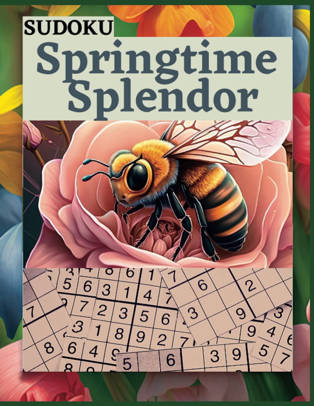 Springtime Splendor Sudoku: Fun and Relaxing Word Search Puzzle Book, Challenge for your Brain, Sudoku Puzzles for Adults 2023
