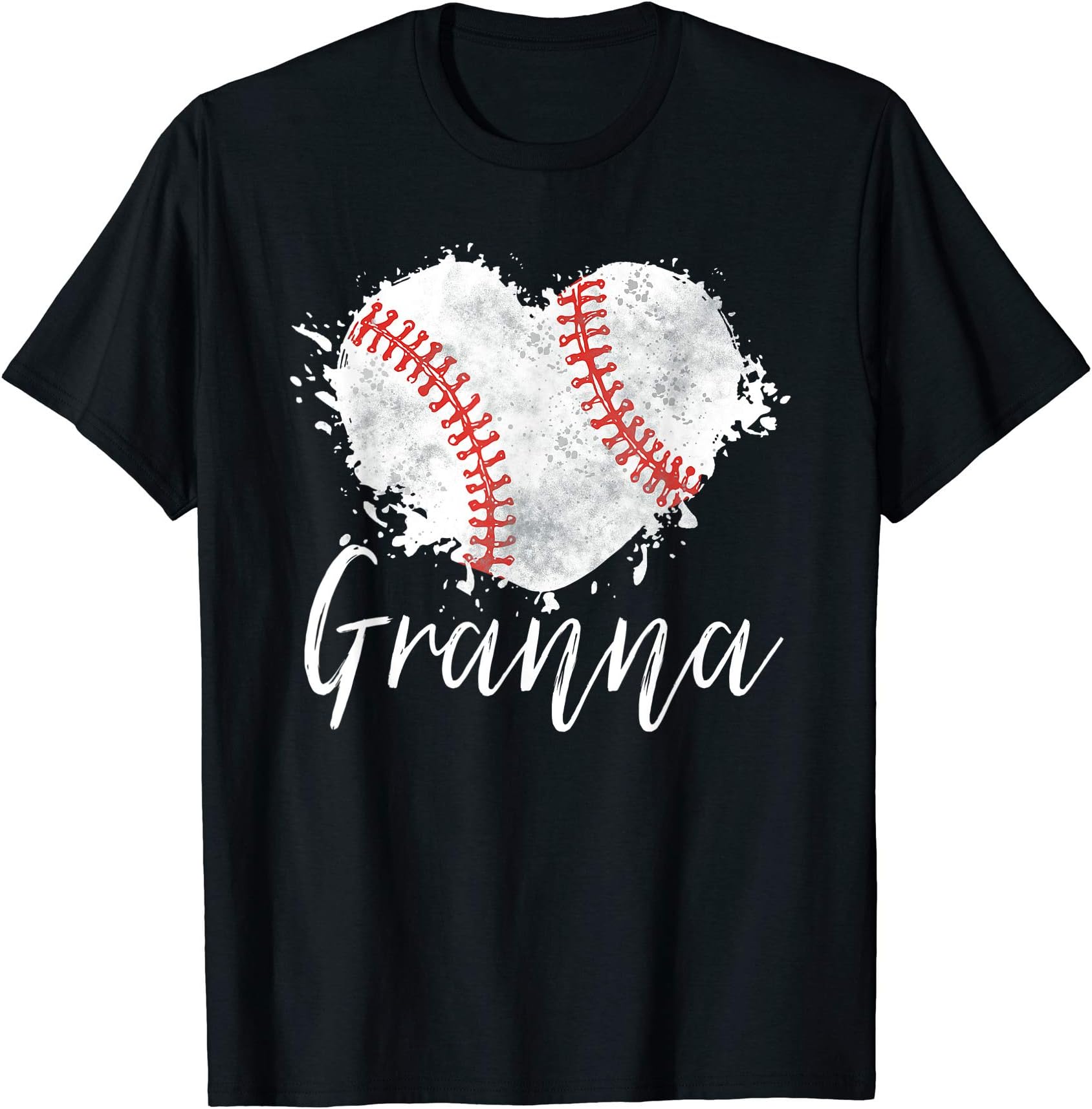 Baseball Funny ShirtBaseball Granna T-Shirt Baseball Love Heart T-ShirtOEKO-TEX STANDARD 100