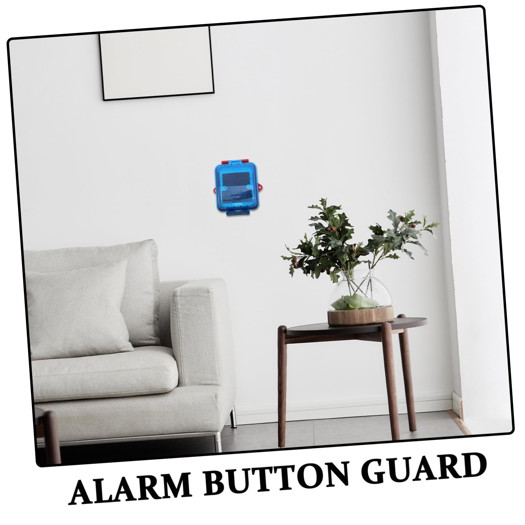 OSALADI Cubierta de Alarma contra Incendios Protector de Punto de Llamada de Incendio Compatible con Sensor para Uso en Paredes Interiores