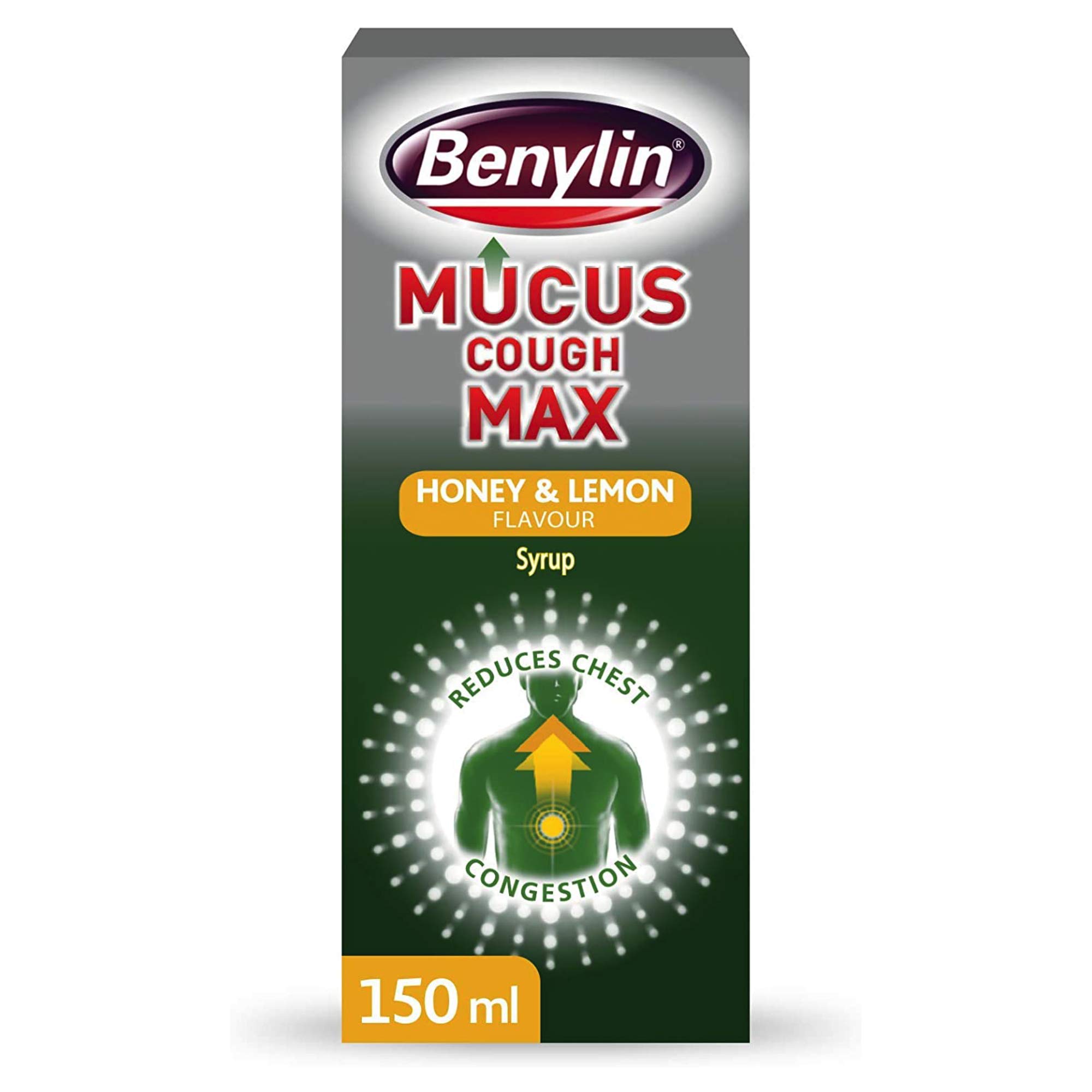 Buy Benylin Mucus Cough Max, Honey and Lemon Flavour, Reduce Cough