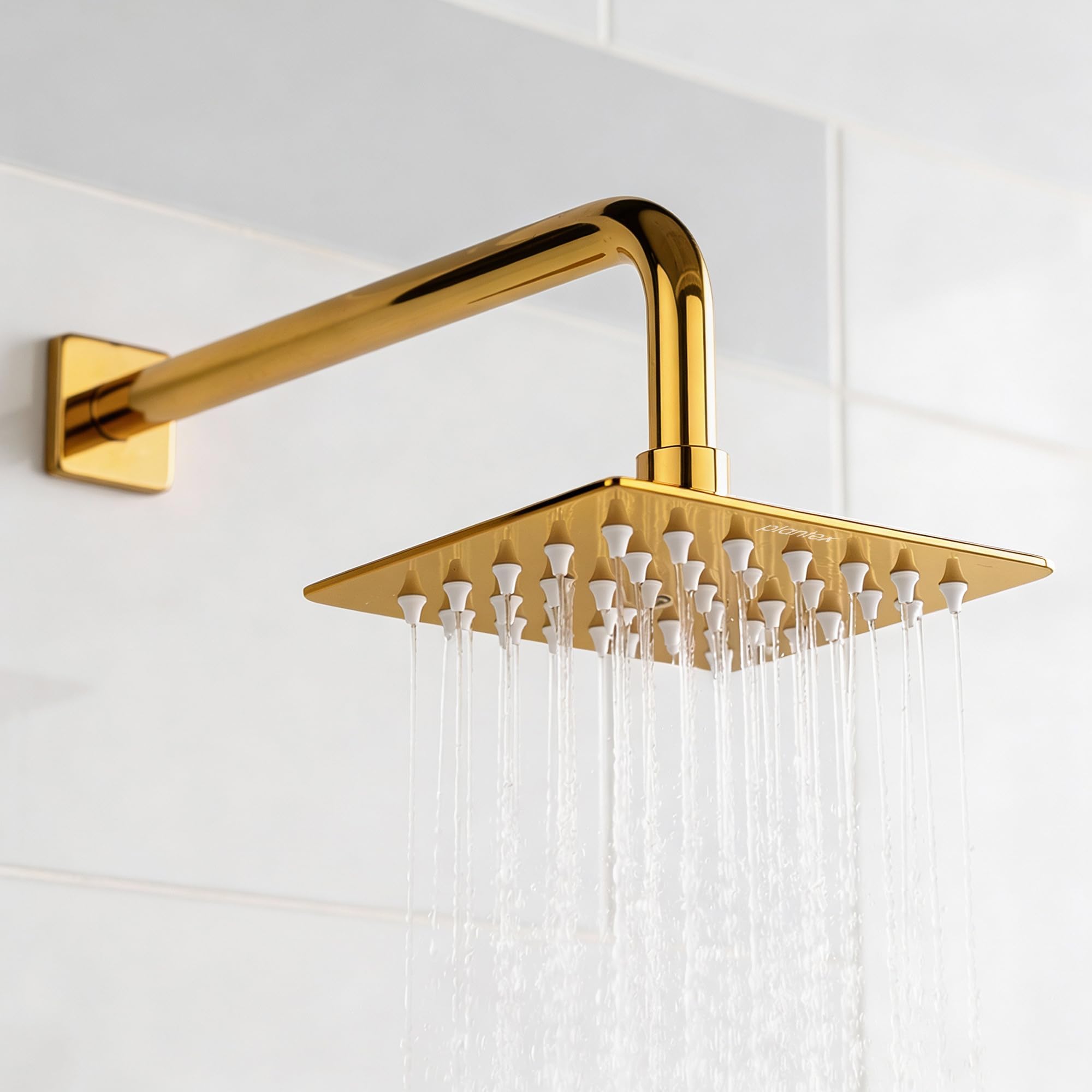 Plantex Stainless Steel Shower Head - Ultra Slim & Powerful -21