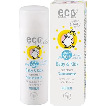 eco cosmetics Organic Baby & Kids Sun Cream SPF 50 Neutral 1 x 50 ml. 73258 White