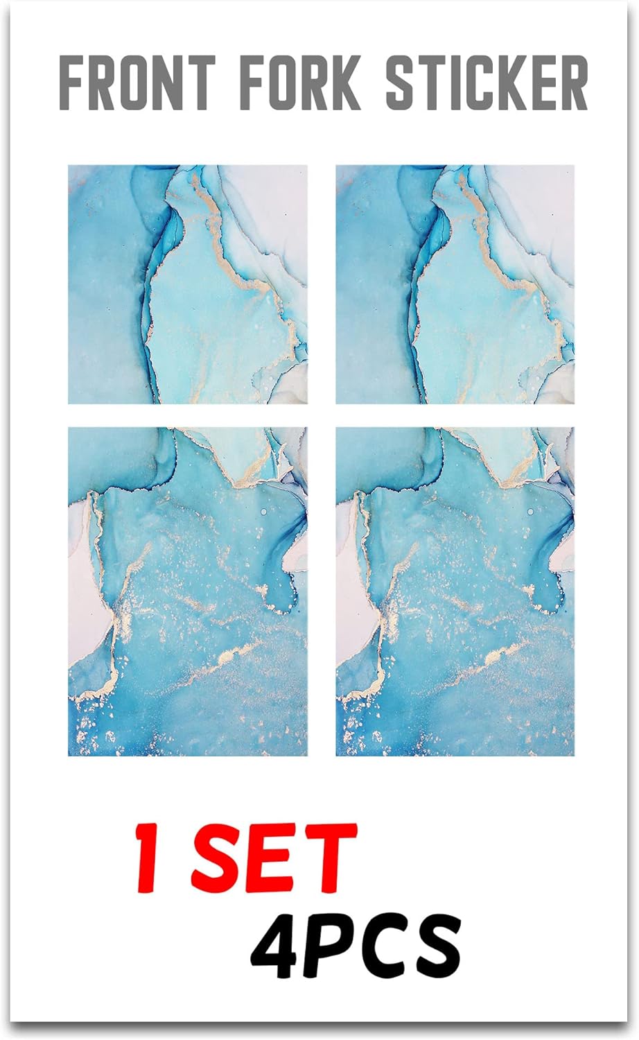 MC MOTOPARTS Front Fork Tube Wrap Vinyl Graphics Decal TT21 Compatible with MX Dirt Bike CRF250RX MOTARD KX450 YZ250FX