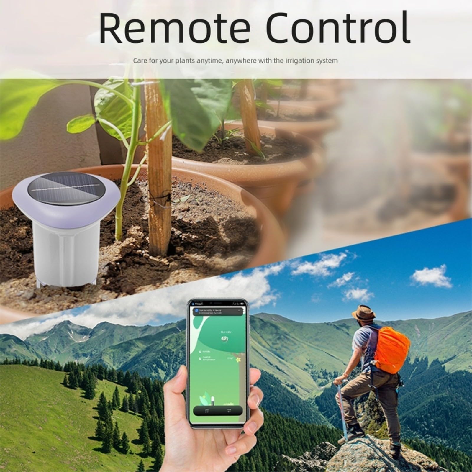 Per Smart Per Zigbee Sensore di Umidità del Suolo Solare Per Controllo App