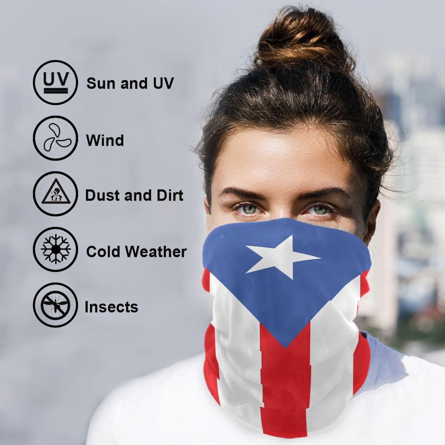 Bandana Seamless Neck Gaiter Headwrap Balaclava Headband Headwear for Men and Women - Image 6