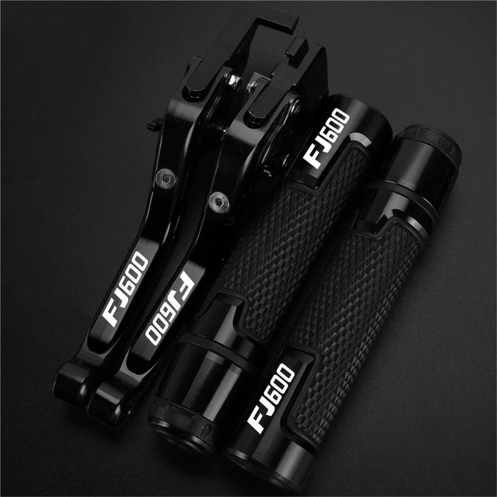 GQUIKGW Replace Motorcycle Extendable Adjustable Clutch Brake Levers Controller Lever Handle Motorcycles for Y-AMAHA FJ600 1986-1998(Black4)