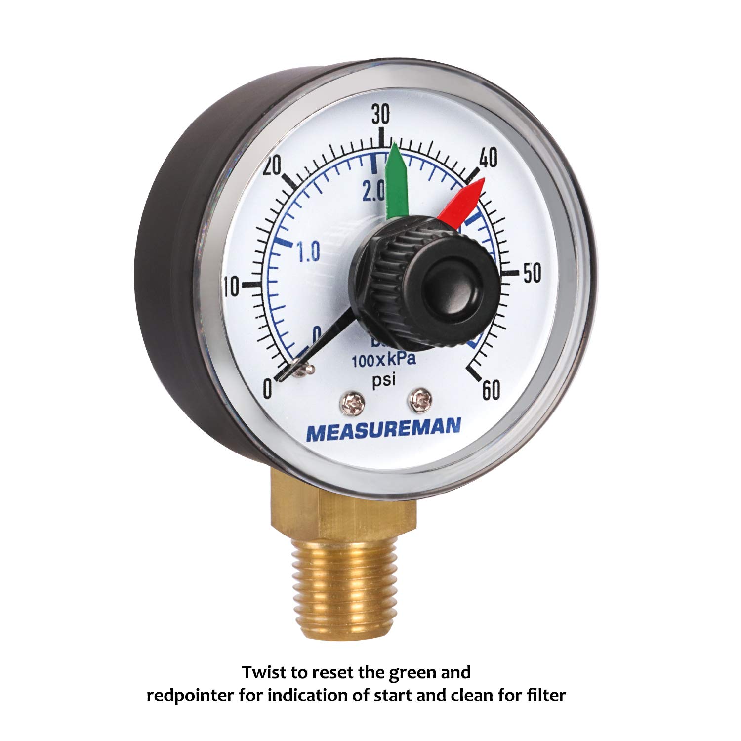 ○圧力計 PRESSURE GAUGE 2セット Amazon.com: MEASUREMAN Boxed Pressure Gauge with Dial