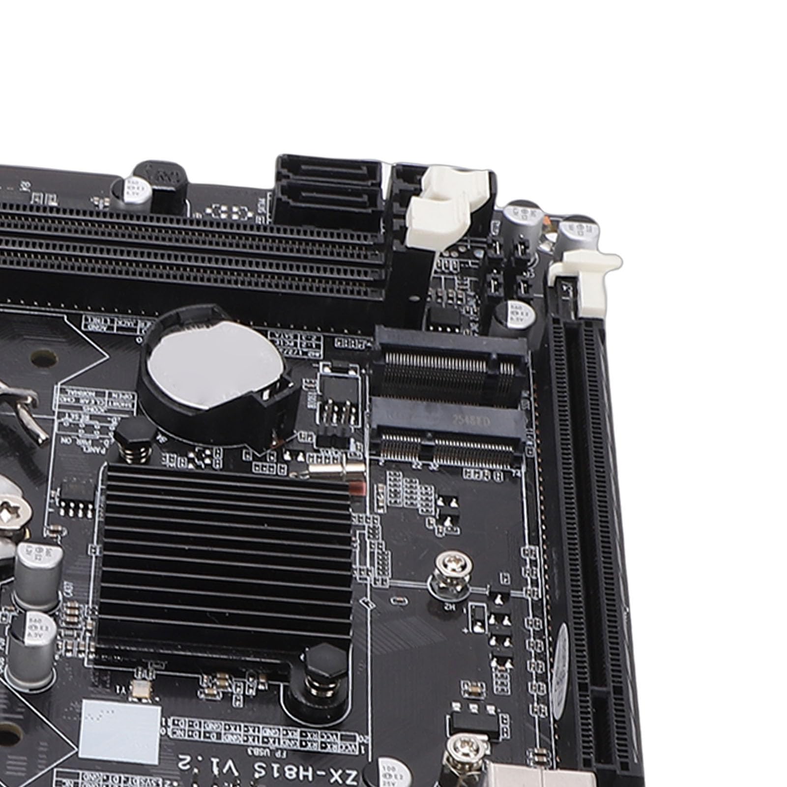 Tosuny Placa Base H81 LGA1150 Mini ITX, Placa Base para Computadora de Escritorio DDR3 de Doble Canal con Ranura M.2 NVMe, SATA 6Gb/s PCIe X16 Compatible con Procesadores Core I3 I5 I7