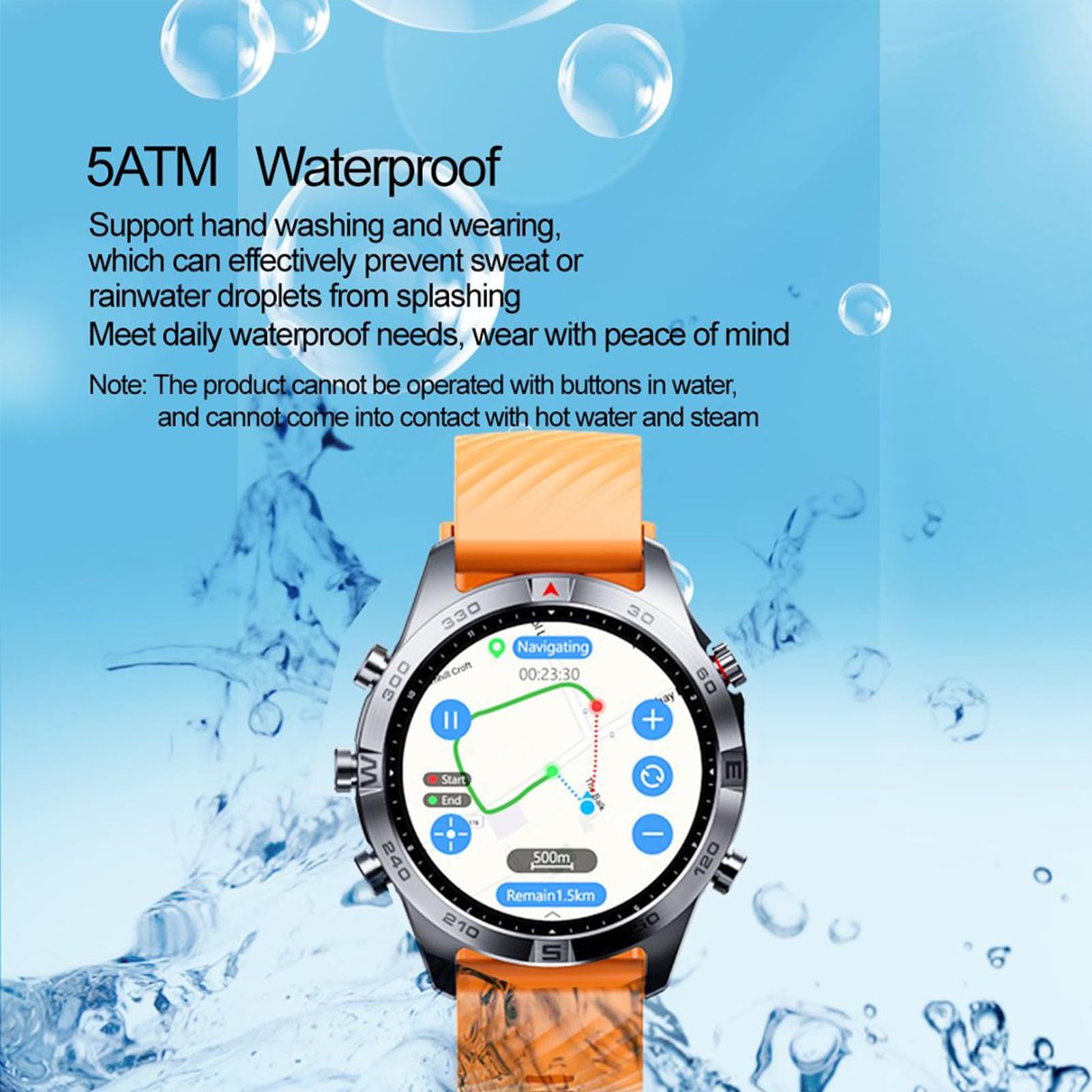 Reloj Deportivo Multifuncional, para Hombres y Mujeres.