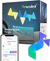 Vista 12 de Nanoleaf RGBW - Luces de pared LED de formas, paneles de pared inteligentes con más de 16 millones de colores, compatibles con Alexa y Google