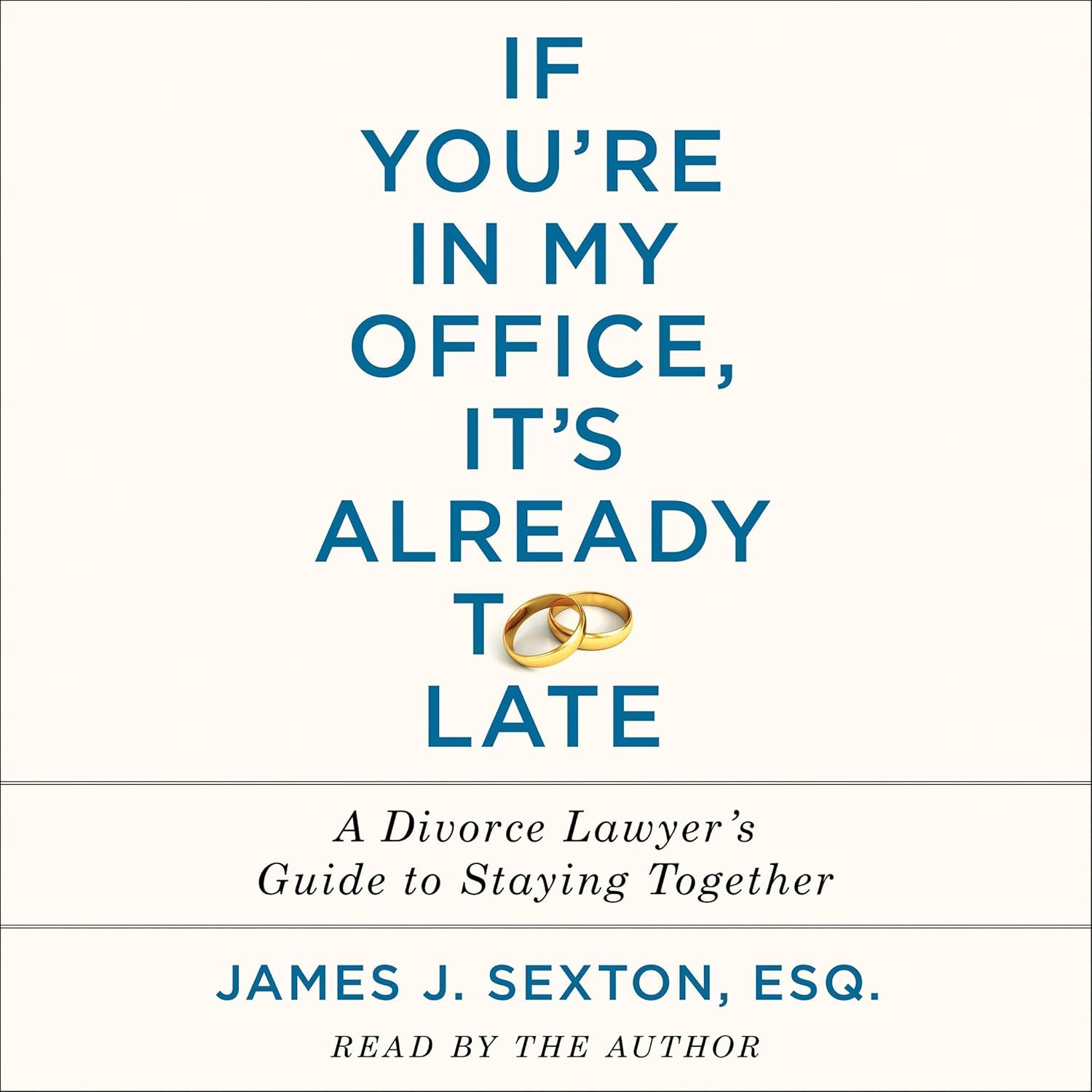 If You're In My Office, It's Already Too Late: A Divorce Lawyer's Guide to Staying Together