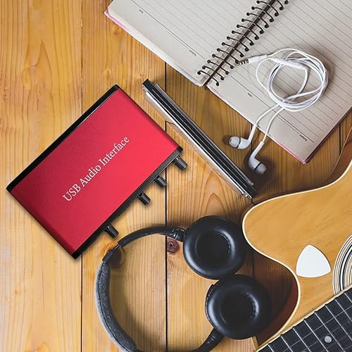Miniatura 5 de ZUZONG Interfaz de audio 2i2, interfaz de audio, preamplificadores de micrófono USB con alimentación fantasma de 48 V de 24 bits compatible con
