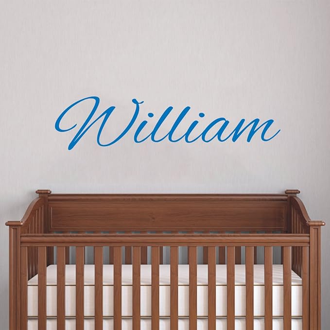 Personalized Name Wall Decal Baby Name Decal Nursery