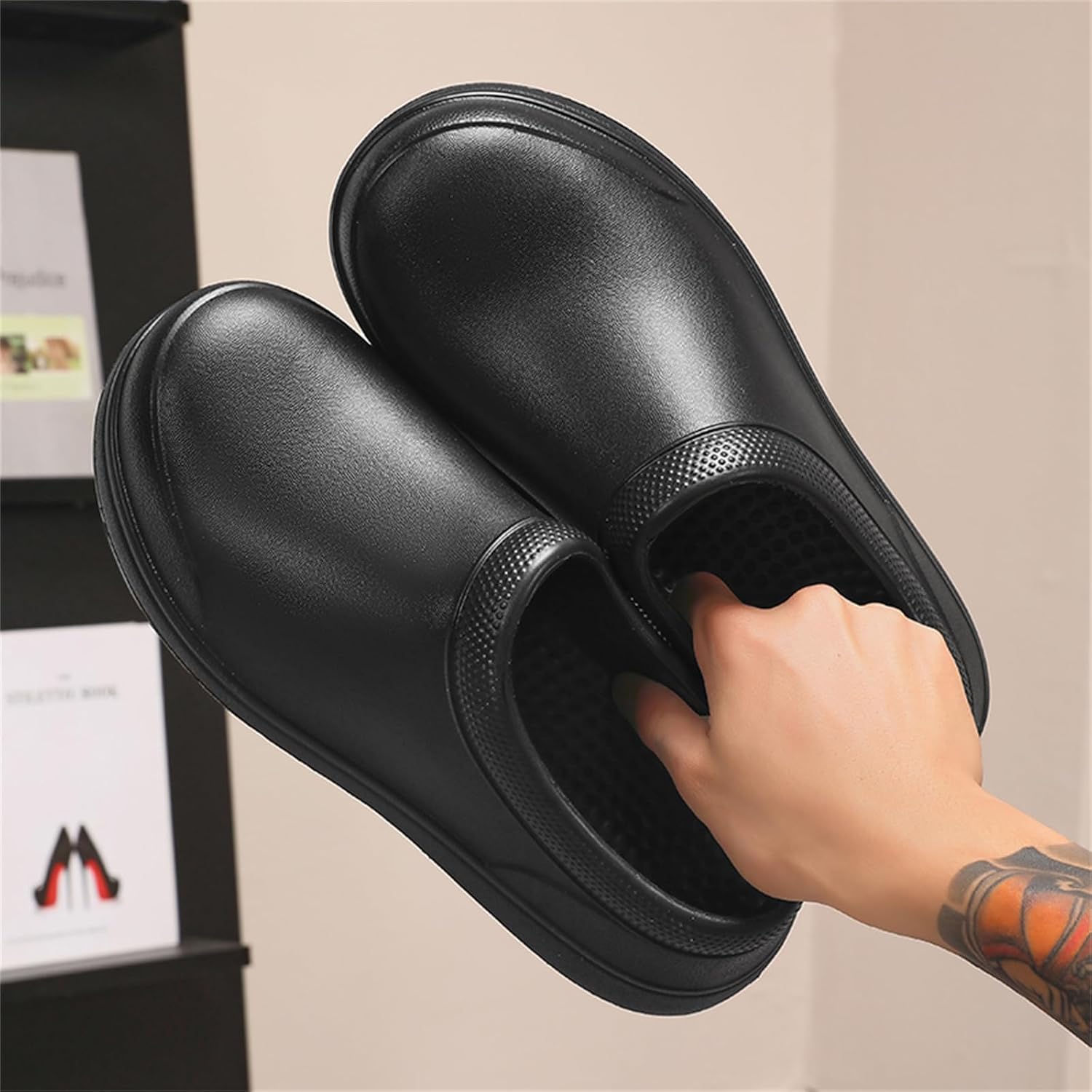 LEDINEY Chef Shoes for Men Women Non Slip Work Shoes Restaurant Food Service Office Shoes Lightweight Zapatos de Chef for Women Ideal Work Shoes for Kitchens Zapatos para Cosina para Hombre Mujer