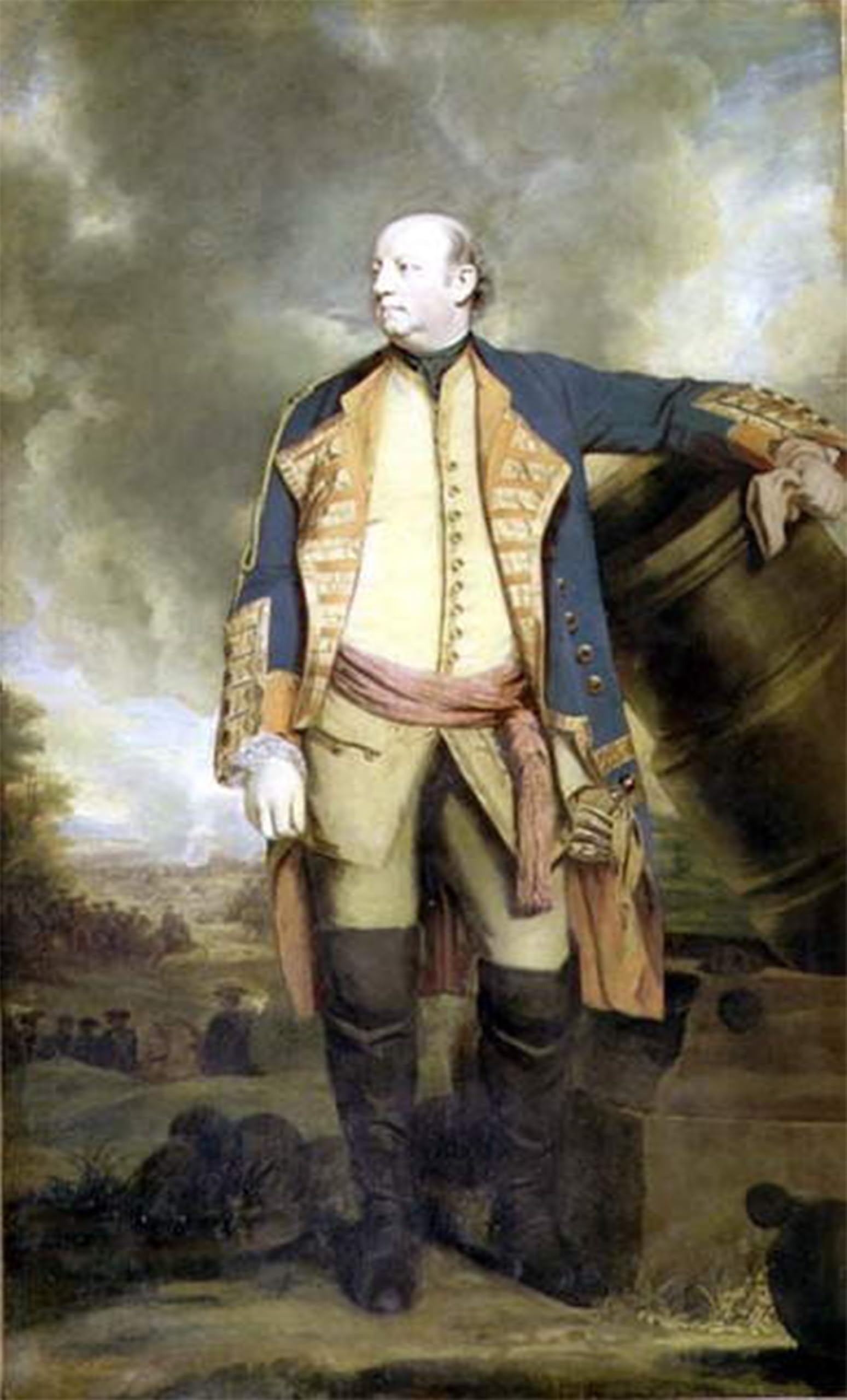 POSTERIIk Famous Modern Artwork Art Mural Portrait of Marquis of Gran by Joshua Reynolds Oil Paintings Pictures for Home Decor 60x90cm