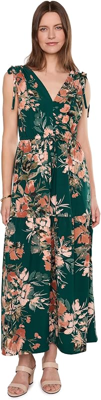 Calvin Klein Sleeveless Floral Commuter Maxi