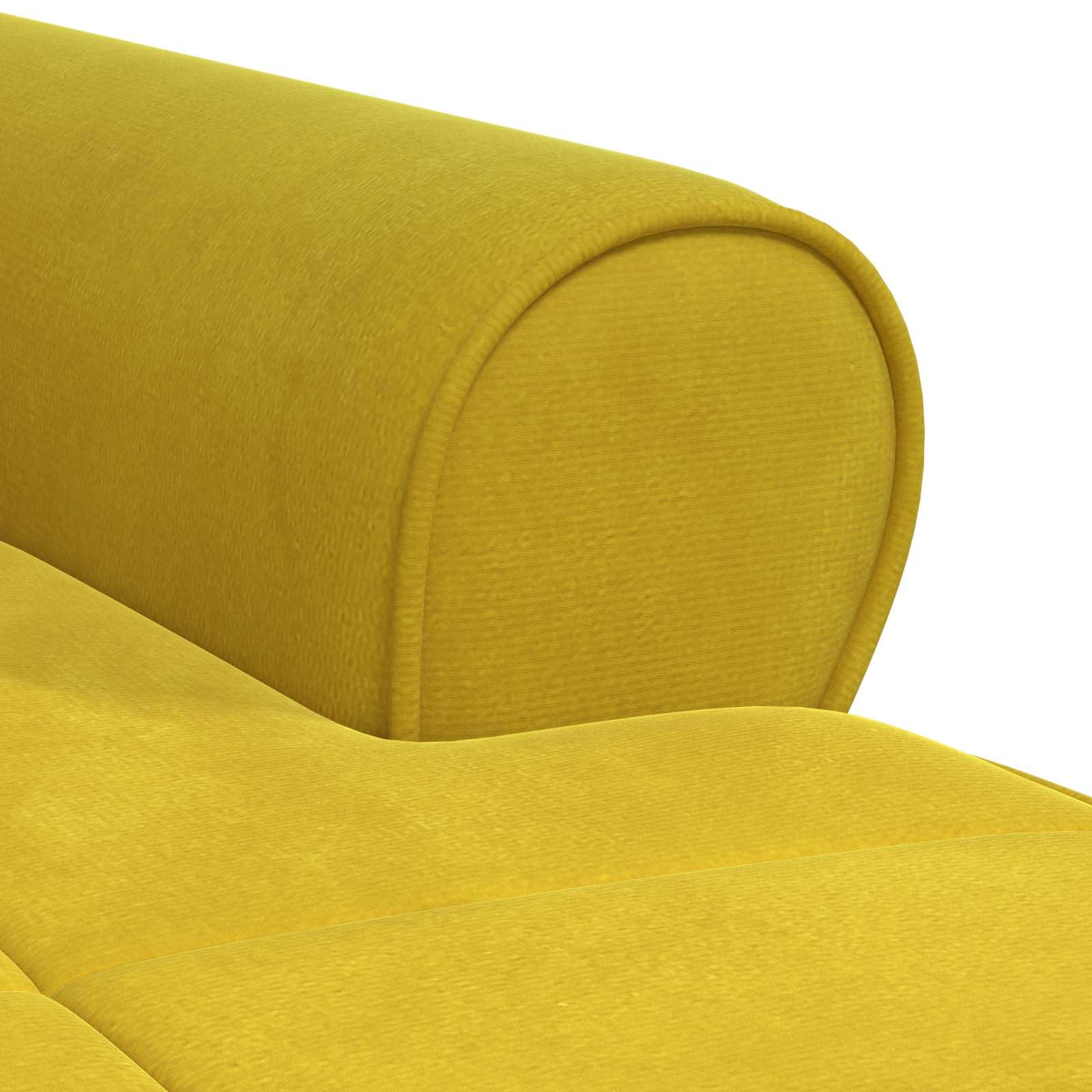 vidaXL Sillón reclinable Amarillo 91 x 157 x 91 cm Terciopelo