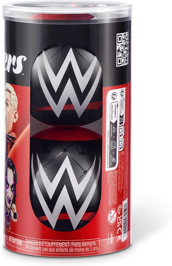 WWE Ballers Series 1(2 Pack) by ZURU Official Licensed Product Surprise Unboxing Wrestling Collectible Sports Toy for Ages 3+