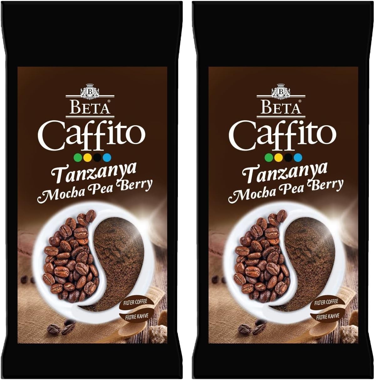 BETA Caffıto Tanzanya Aa Washed Filtre Kahve 250 G (2 paketi)