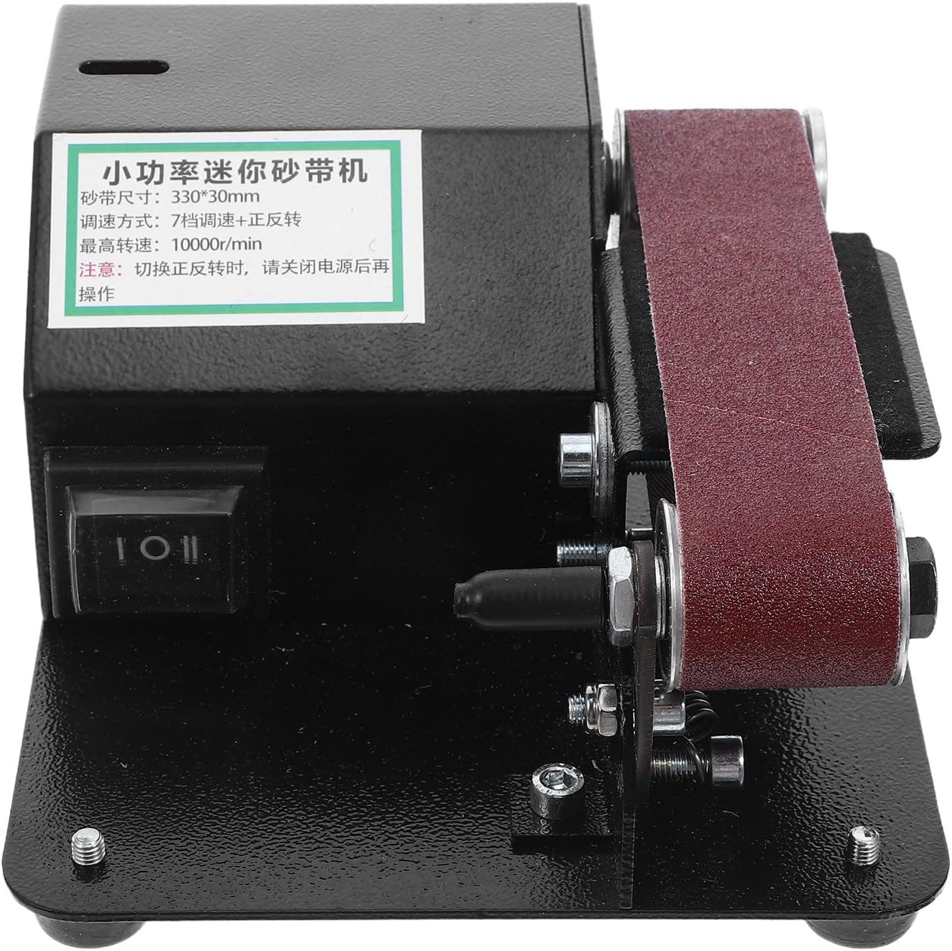 TEHAUX Portable Mini Belt Sander Polishing Machine for DIY Crafts