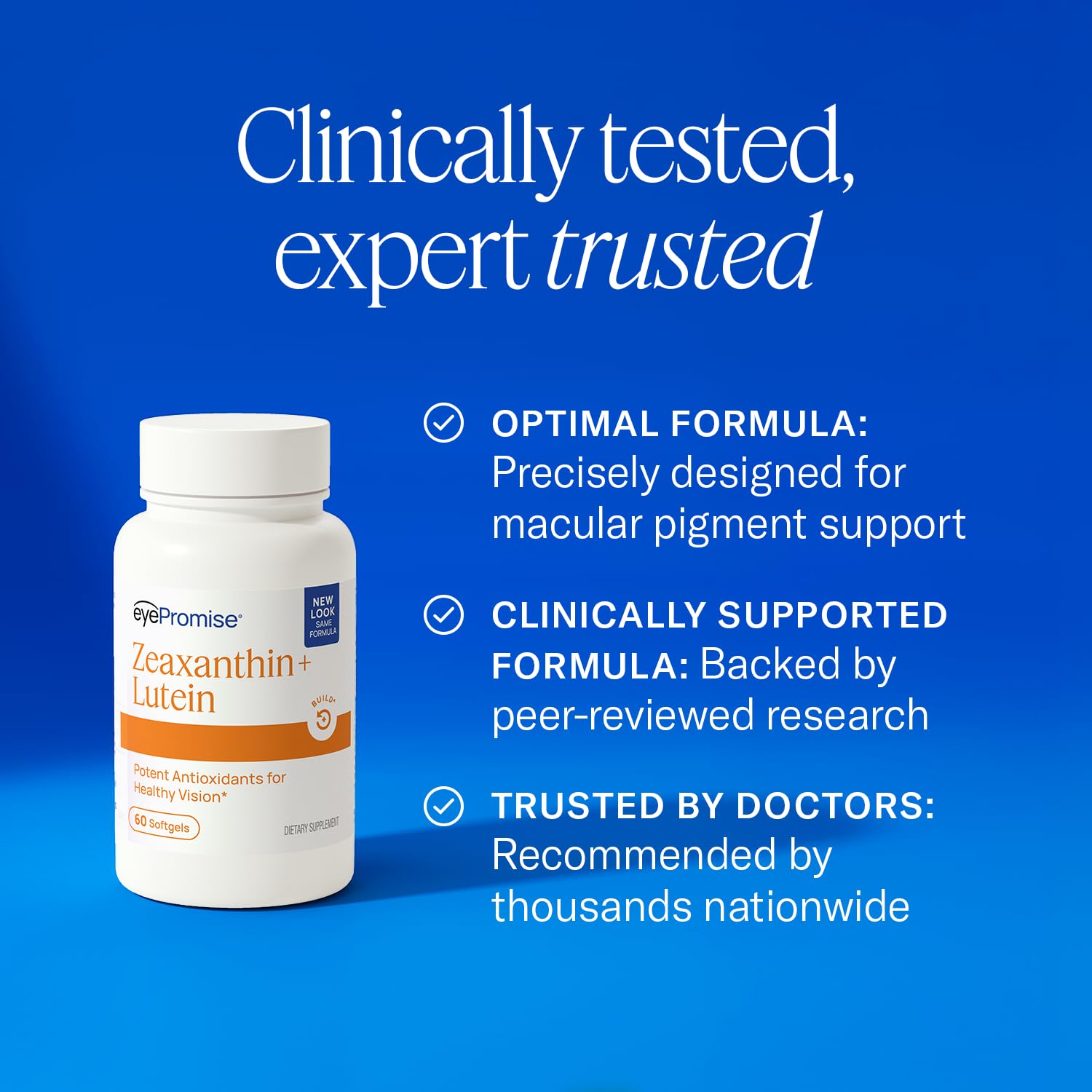EyePromise Zeaxanthin + Lutein Eye Health Supplements, 60 Softgels — Amazon image 7