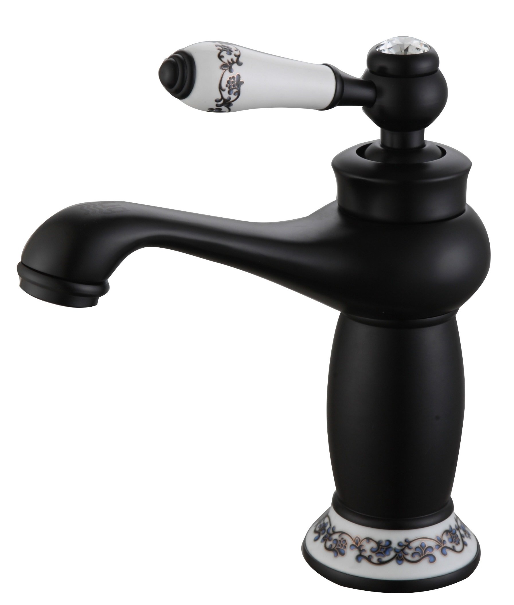Mitigeur de lavabo noir DP Bath Argán robinet de salle de bain vasque