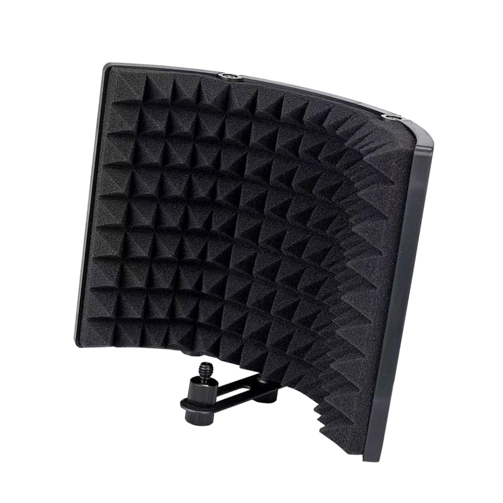 F Fityle Insonorizzazione per Registrazione, Pannello Fonoassorbente Pieghevole, Schermo Isolante per Microfono a 3 Pannelli per Apparecchiature Di Registrazione, Canto, Trasmissione, 3 Pannelli