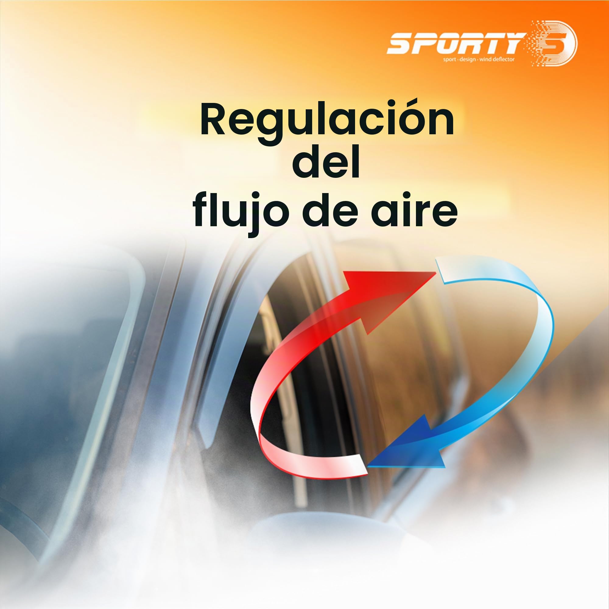 M MOTOS Deflectores de viento deportivo Deflector de lluvia para Volkswagen Transporter T5 2003-2015 Duraderos y Robustos, Deflector de Lluvia, Reducción de Ruido y Turbulencias del Aire, Fácil Instal