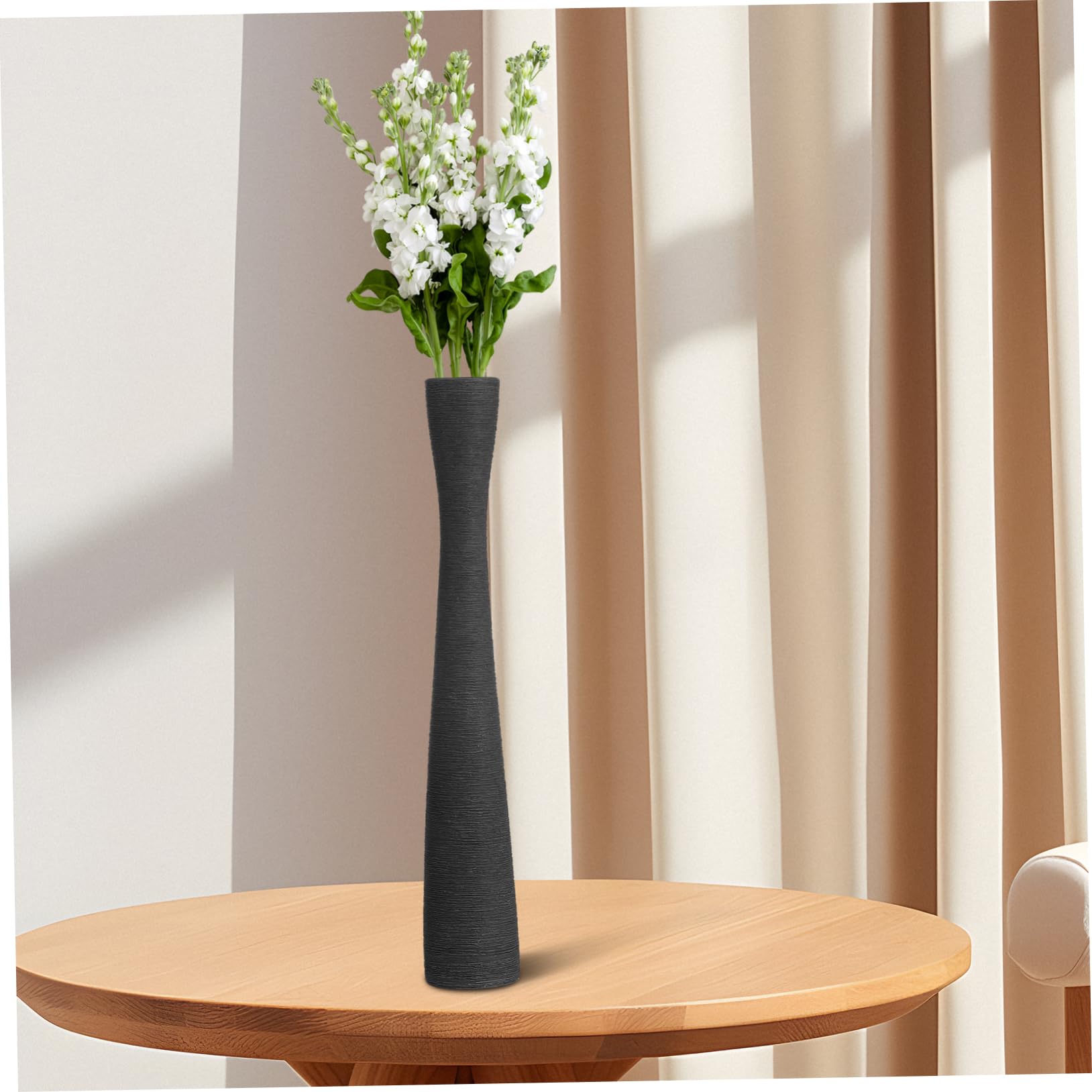 BESPORTBLE 2piezas Jarrones De Cerámica para Flores Decoración De Hogar Cuello Estrecho