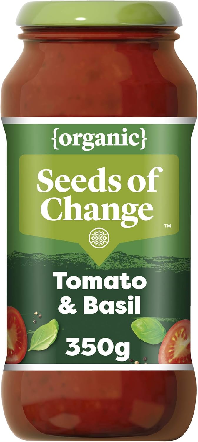 Seeds Of Change Tomato And Basil Sauce, 350g Amazon.co.uk Grocery