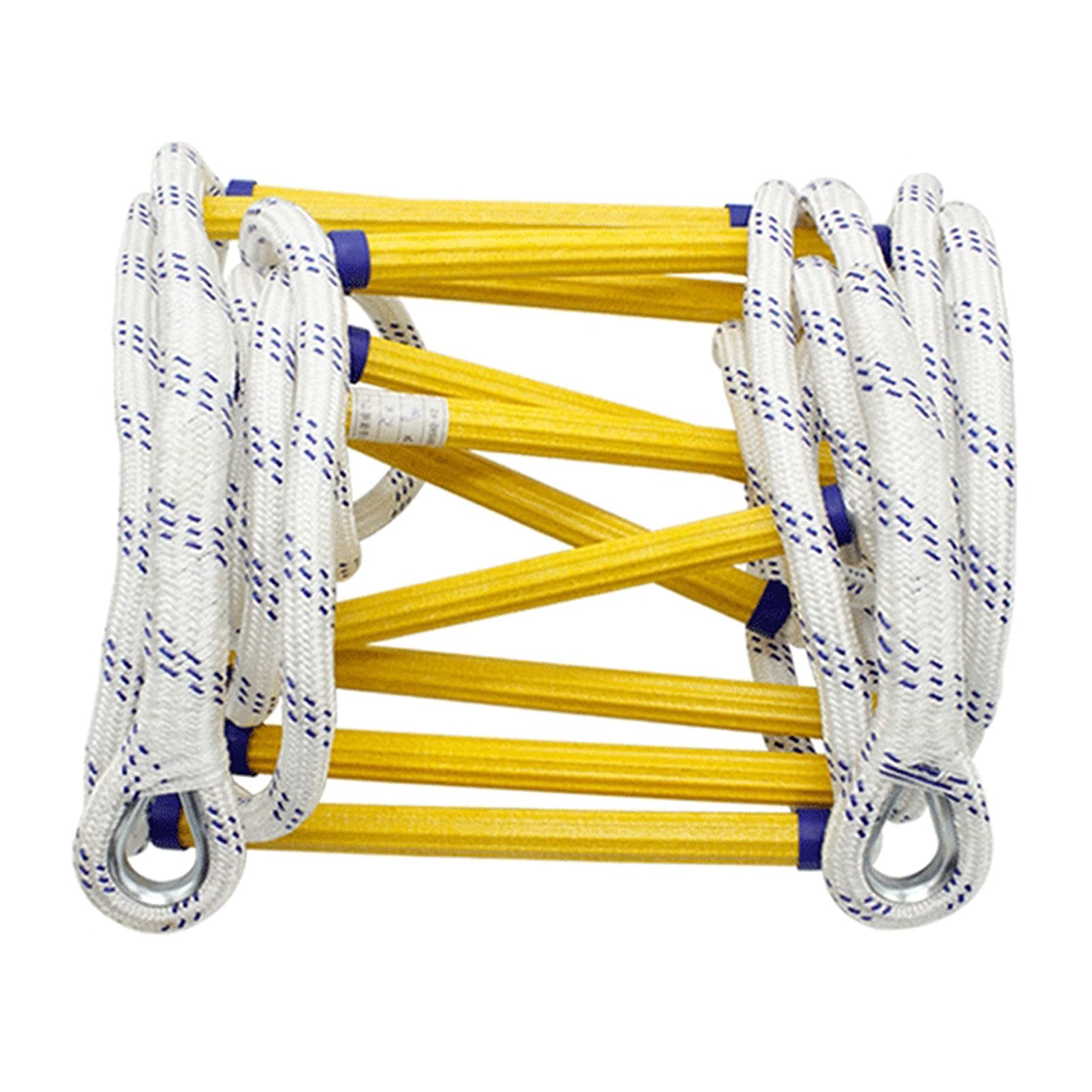 KFGISD, Rope Ladder Fire Escape | Emergency Extensladder | Flame Resistant Fire Safety Ladders/20M,Rope Ladder(12m)