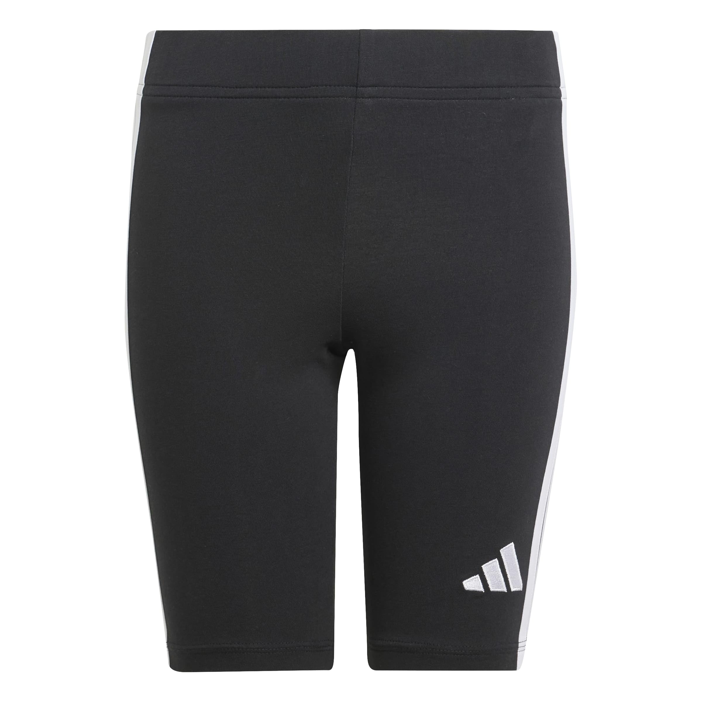 adidas Sportswear Junior Girls Essentials Biker Shorts, Black, Size 11-12 Years