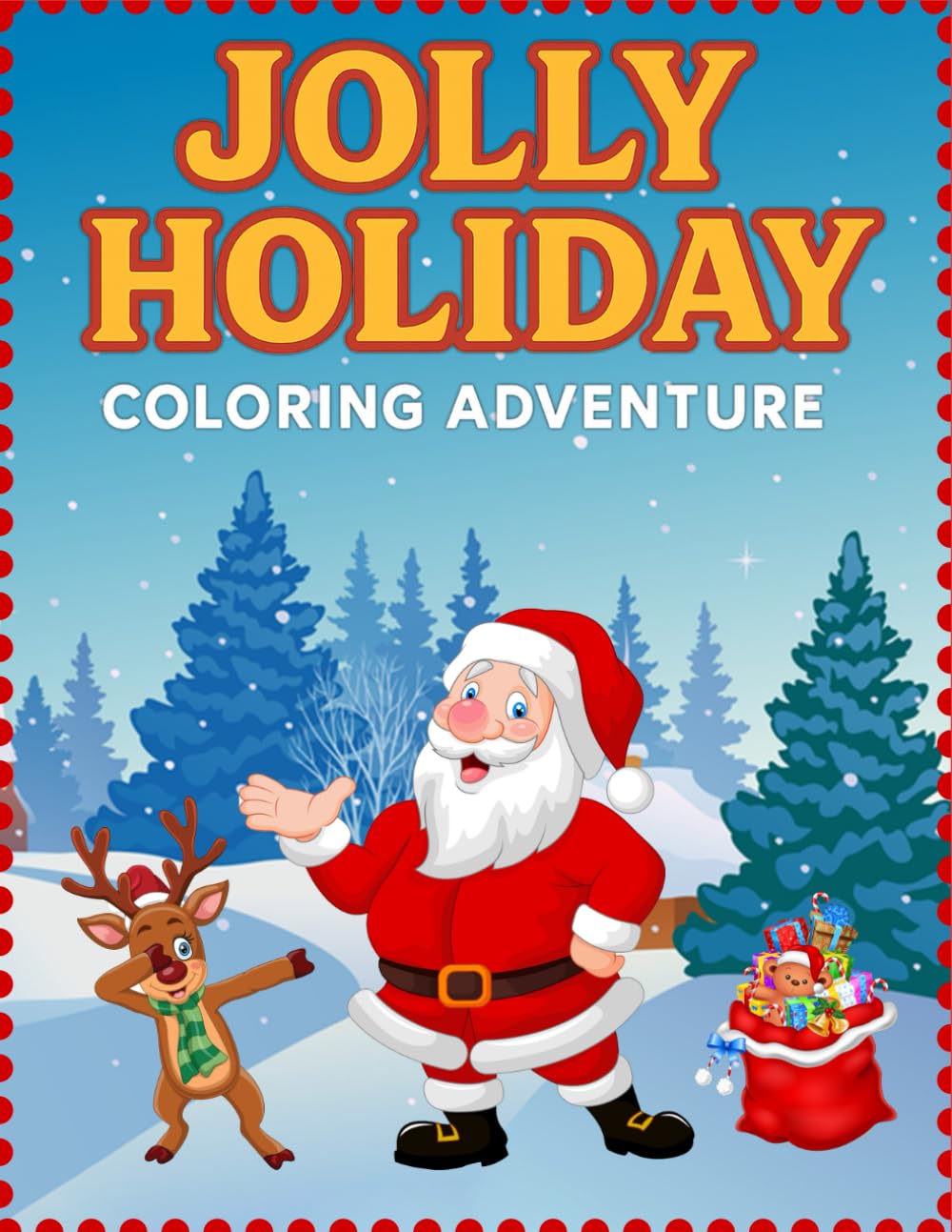 Jolly Holiday: Coloring Adventure