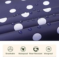 Vista 5 de SaphiRose Unisex Rain Poncho Raincoat Hooded for Adults Women with Pockets