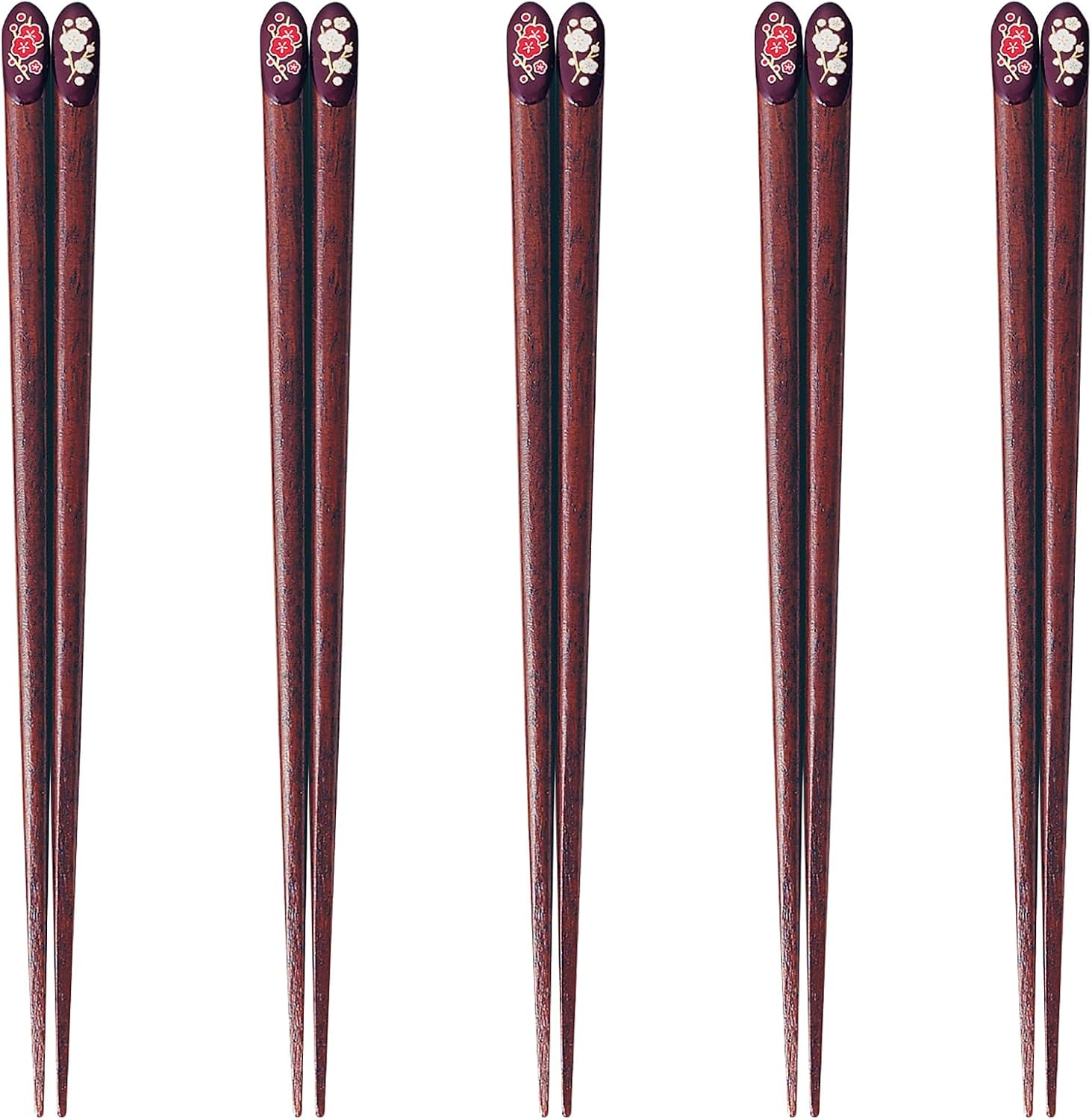 J-kitchens PID588231 Japanese Chopsticks, Set of 5 Pairs, Material: Wood, Chopsticks, Made in Japan