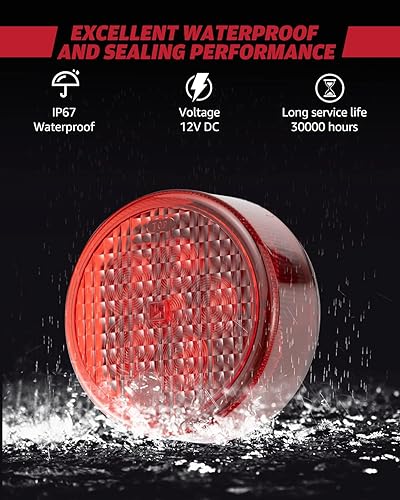 Miniatura 2 de A & UTV PRO Teryx - Luz trasera LED de parada de freno para accesorios Kawasaki Teryx Teryx4 CAMO LE 750 2012-2016, impermeable, rojo