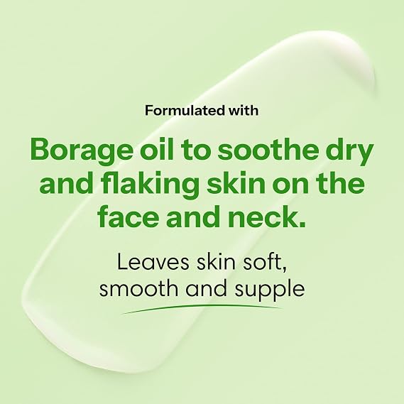 ShiKai Borage Therapy Facial Moisturizer | Unscented Cream for Face & Neck | Daily Skin Lotion for Dry or Sensitive Skin | Non-Greasy, Gentle Formula